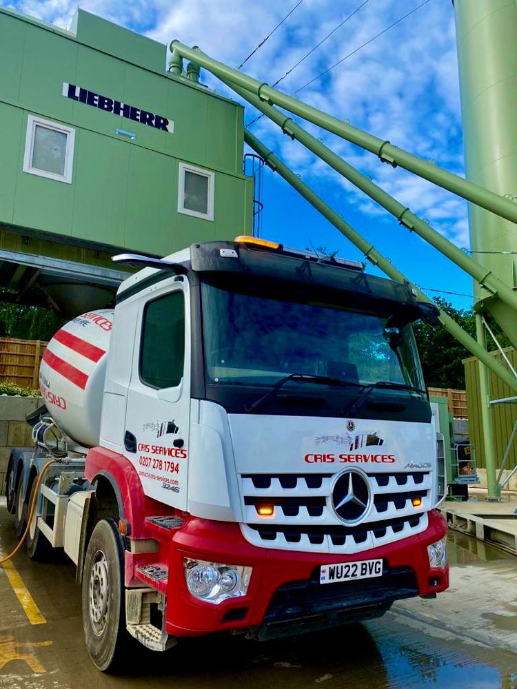 Cris Services Hire Truck at Liebherr Group Batching Plant